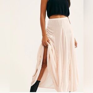 CP Shades Lily Velvet Free People Maxi Skirt